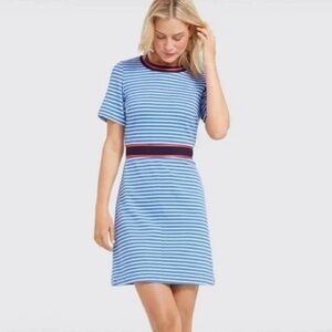 Draper James Striped Persley Point Dress